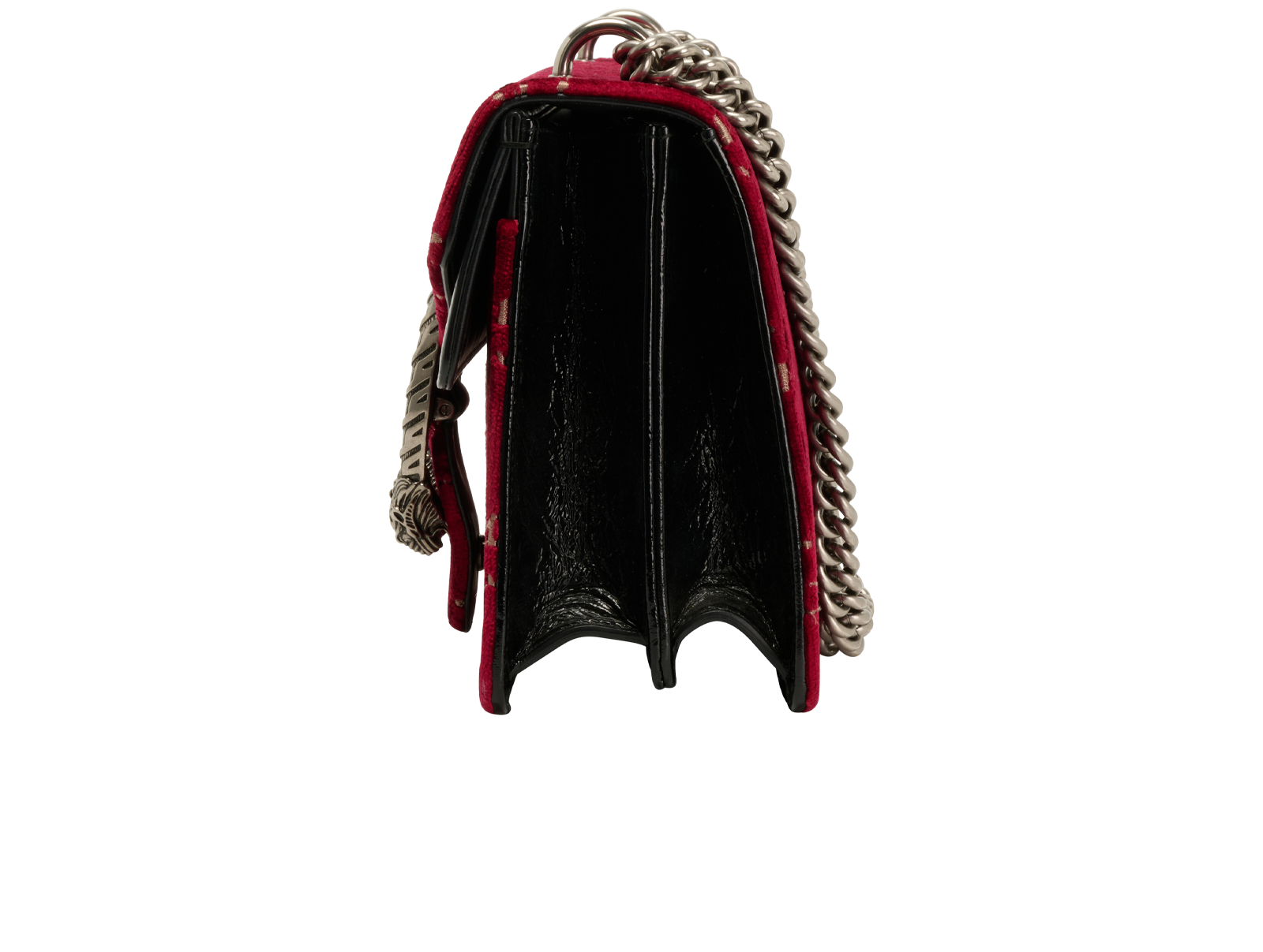 Old Small Dionysus, &pound;950, Handbags, Red, Velvet, Bottom view